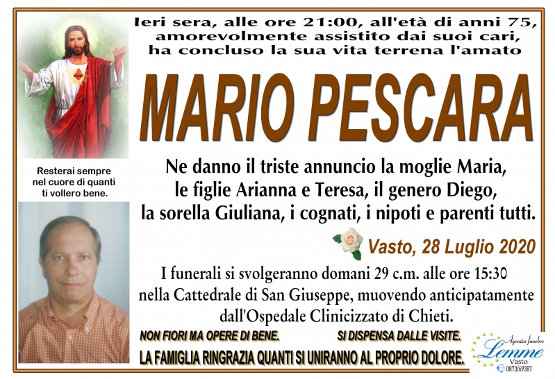 Mario Pescara Zonalocale